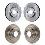 Front Rear Disc Brake Rotors Kit For 2004-2006 Kia Amanti K8-101380