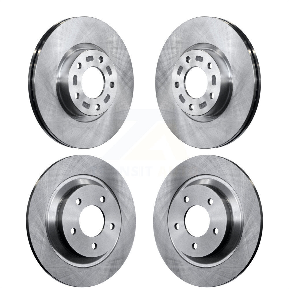 Front Rear Disc Brake Rotors Kit For 2006-2010 2012-2017 Mazda 5 K8-101384