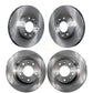 Front Rear Disc Brake Rotors Kit For 2003-2005 Mazda 6 K8-101385