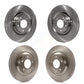Front Rear Disc Brake Rotors Kit For Mazda RX-8 K8-101388