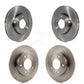 Front Rear Disc Brake Rotors Kit For Mazda 3 Sport K8-101389