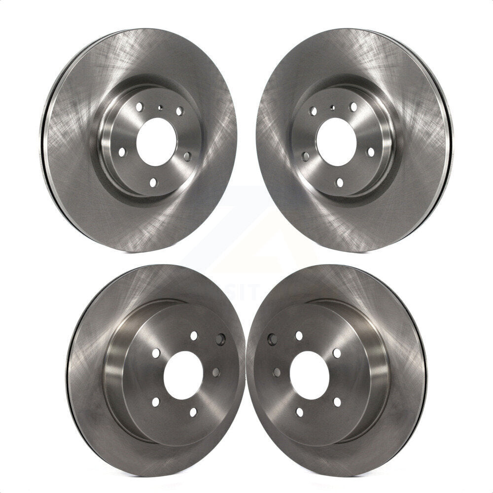 Front Rear Disc Brake Rotors Kit For Nissan Murano INFINITI M37 QX70 Q70 Q70L M56 M35h K8-101392