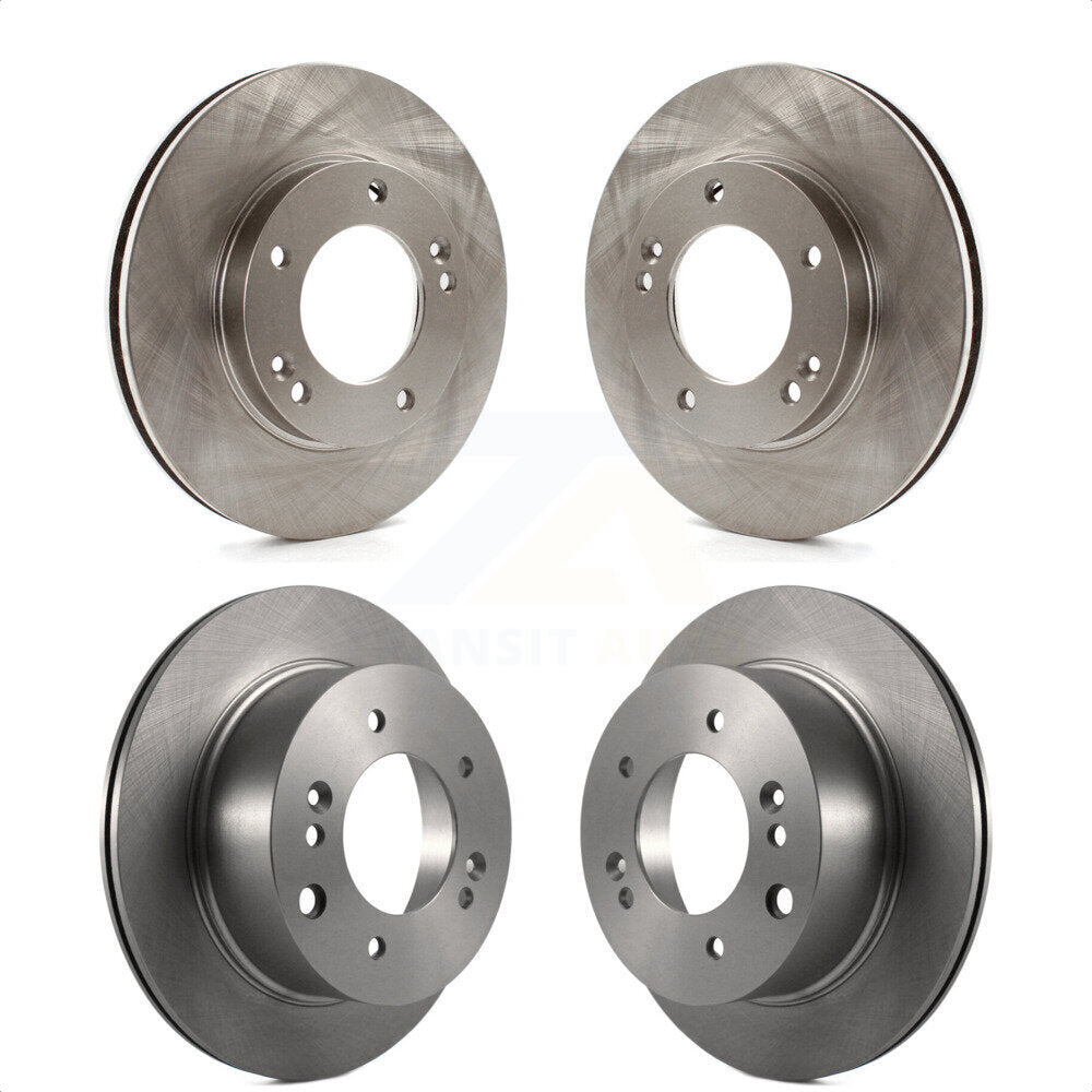 Front Rear Disc Brake Rotors Kit For 2003-2006 Kia Sorento K8-101398