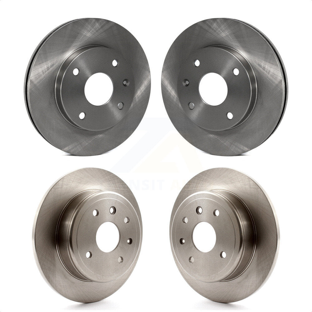 Front Rear Disc Brake Rotors Kit For 2004-2006 Chevrolet Optra With 276mm Diameter Rotor K8-101400