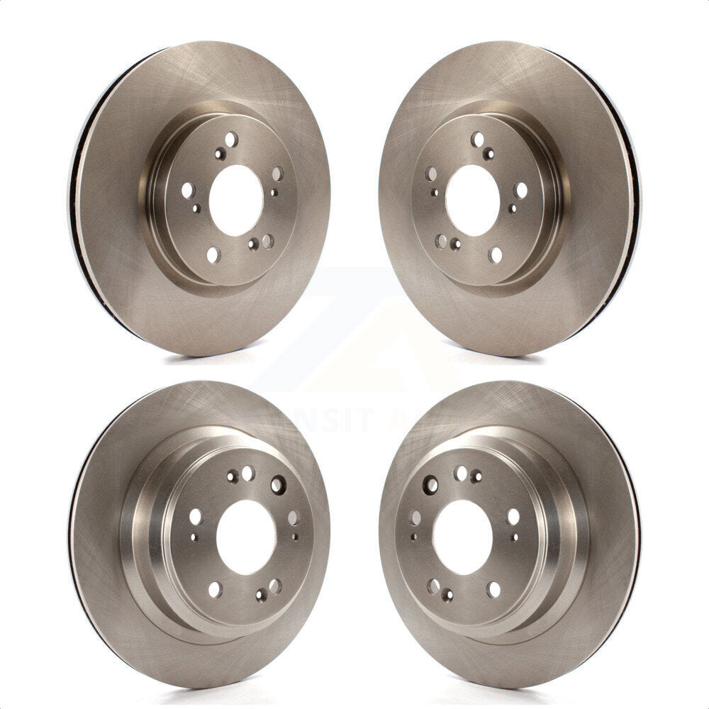 Front Rear Disc Brake Rotors Kit For 2005-2012 Acura RL K8-101402