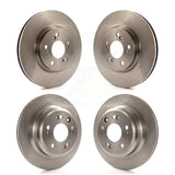 Front Rear Disc Brake Rotors Kit For 2005-2012 Acura RL K8-101402