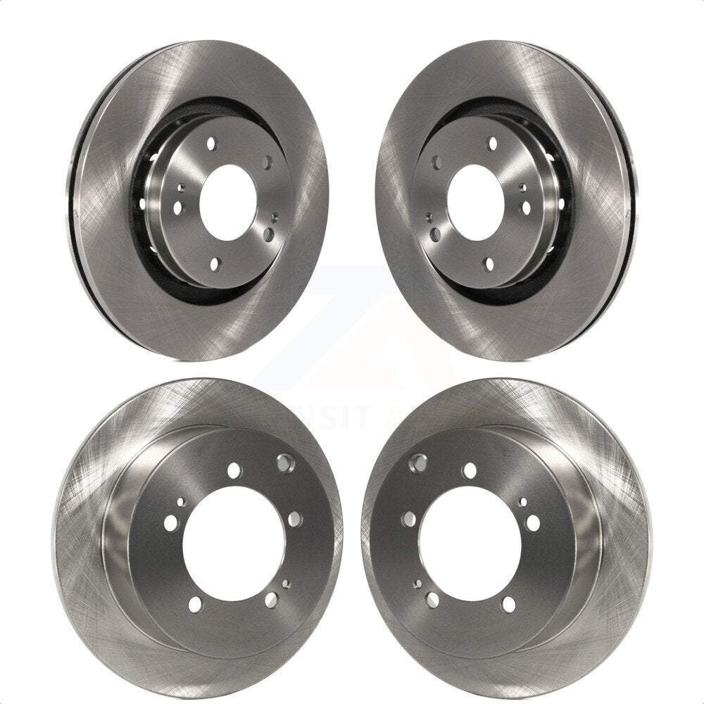 Front Rear Disc Brake Rotors Kit For 2005-2006 Mitsubishi Outlander K8-101404