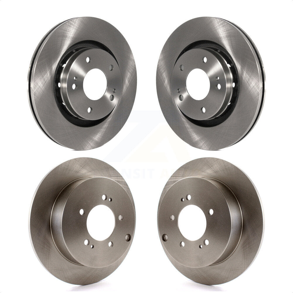 Front Rear Disc Brake Rotors Kit For 2009 Mitsubishi Lancer Ralliart To 03 09 K8-101405