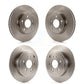 Front Rear Disc Brake Rotors Kit For 2006-2014 Honda Ridgeline K8-101407