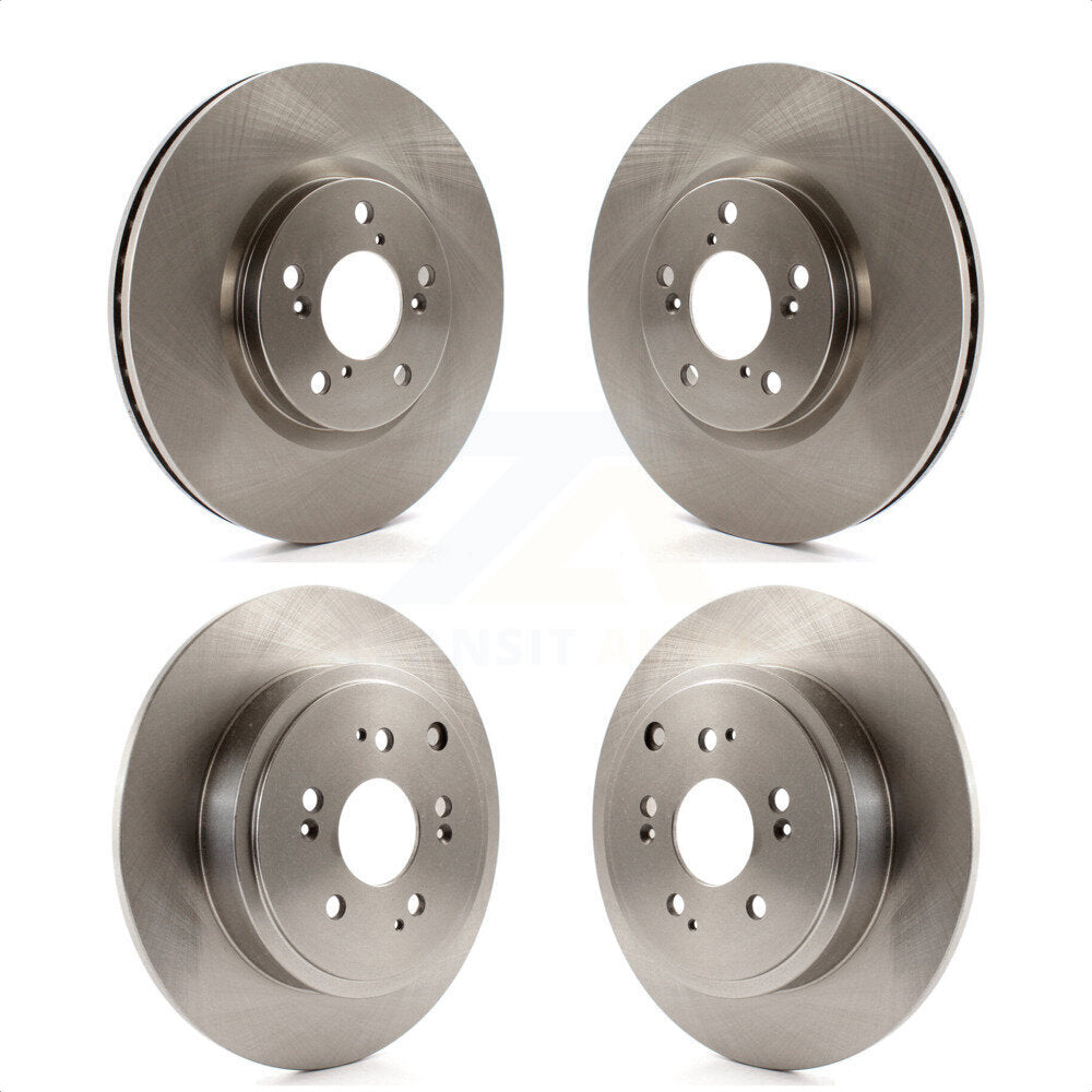 Front Rear Disc Brake Rotors Kit For 2006-2014 Honda Ridgeline K8-101407