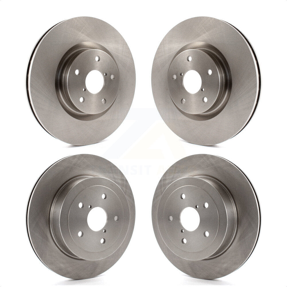 Front Rear Disc Brake Rotors Kit For Subaru Impreza K8-101408