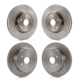 Front Rear Disc Brake Rotors Kit For Subaru Impreza K8-101408