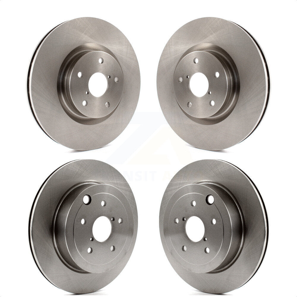 Front Rear Disc Brake Rotors Kit For Subaru Impreza WRX STI K8-101409