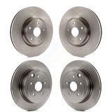 Front Rear Disc Brake Rotors Kit For Subaru Impreza WRX STI K8-101409