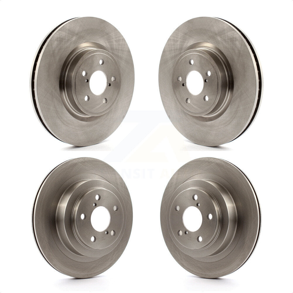 Front Rear Disc Brake Rotors Kit For Subaru Legacy K8-101410