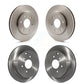 Front Rear Disc Brake Rotors Kit For Nissan Frontier Suzuki Equator 2.5L K8-101413