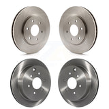 Front Rear Disc Brake Rotors Kit For Nissan Frontier Suzuki Equator 2.5L K8-101413