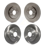 Front Rear Disc Brake Rotors Kit For Nissan Frontier Xterra Suzuki Equator K8-101414