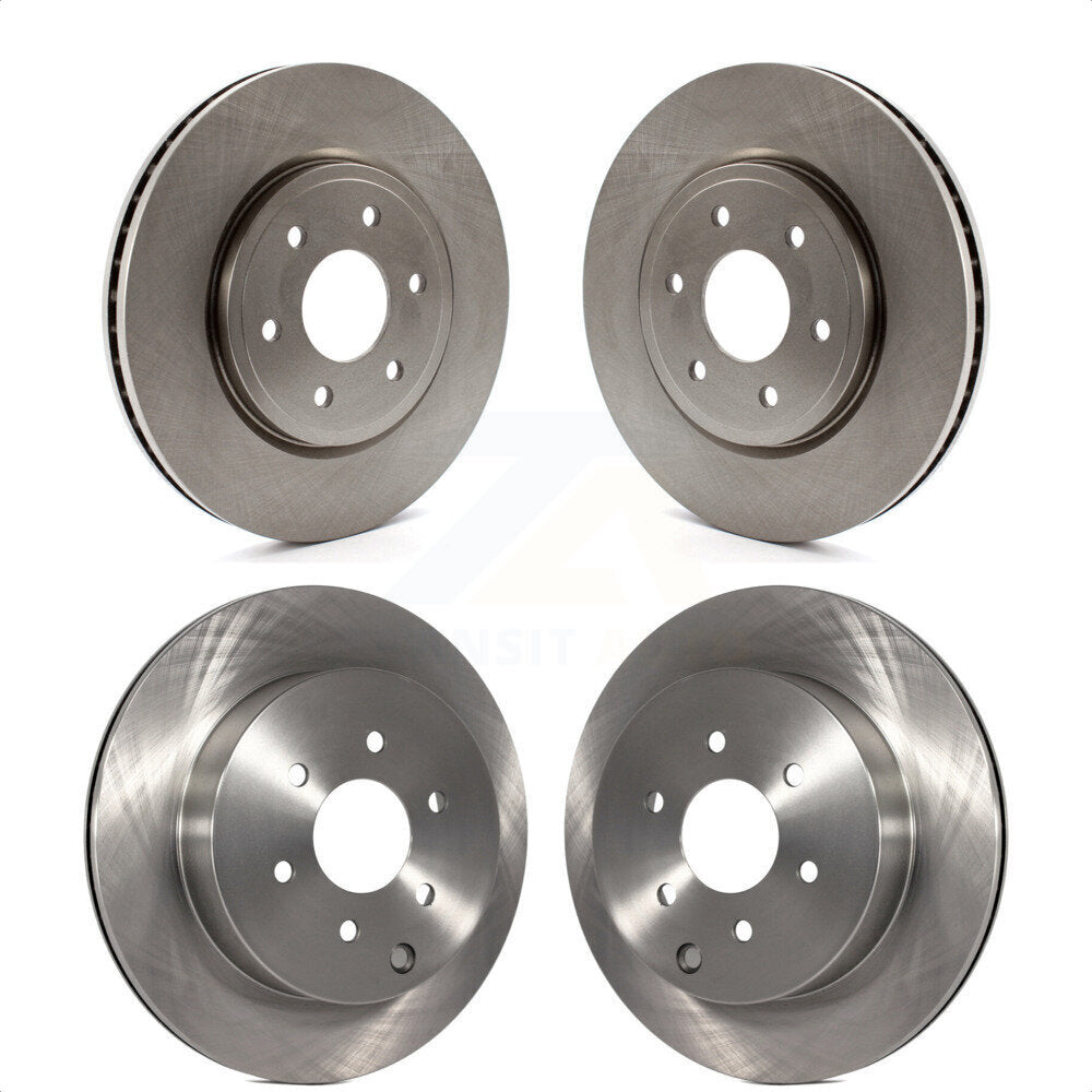 Front Rear Disc Brake Rotors Kit For Nissan Pathfinder K8-101415
