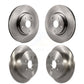 Front Rear Disc Brake Rotors Kit For Subaru WRX K8-101419