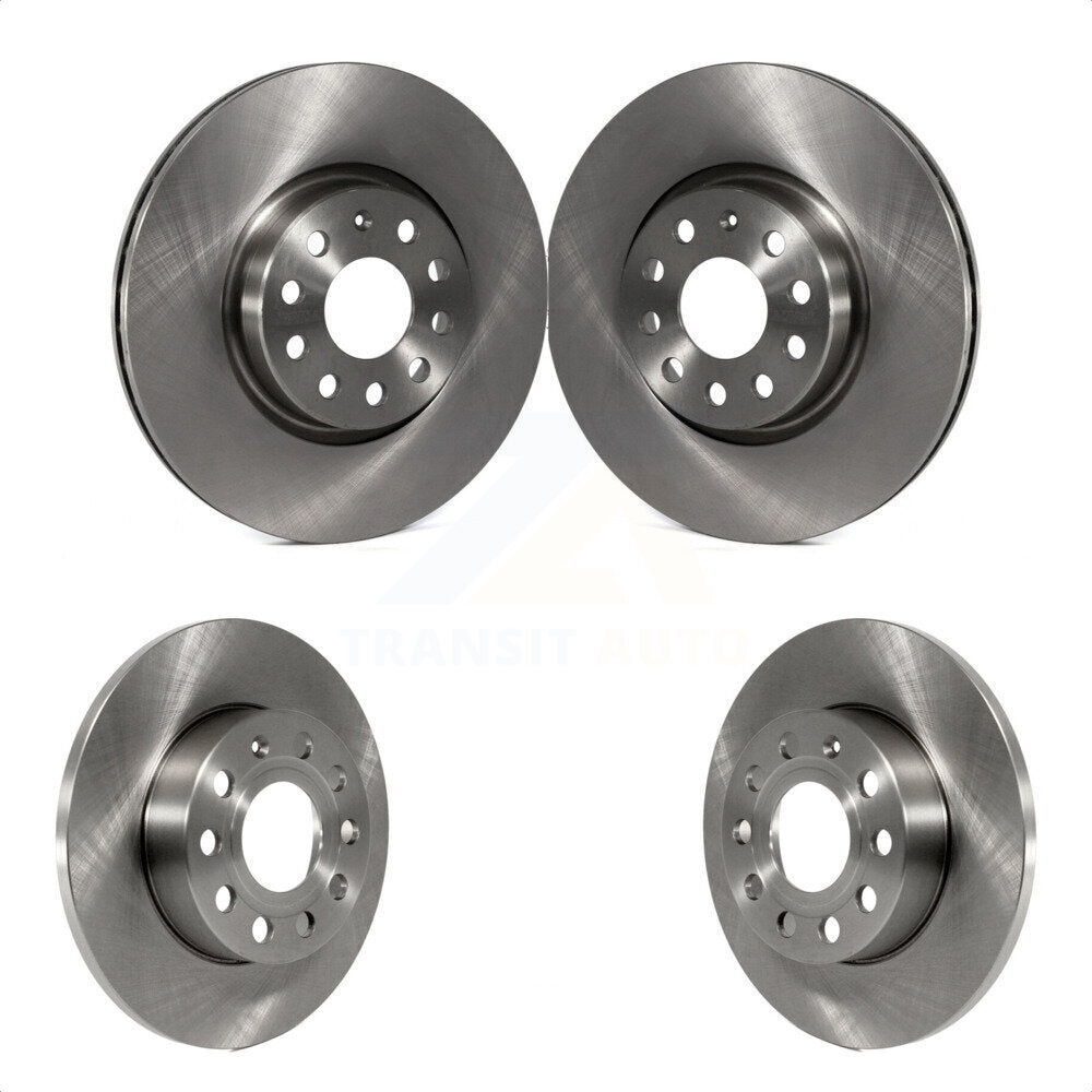 Front Rear Disc Brake Rotors Kit For 2008-2008 Audi A3 Quattro K8-101420