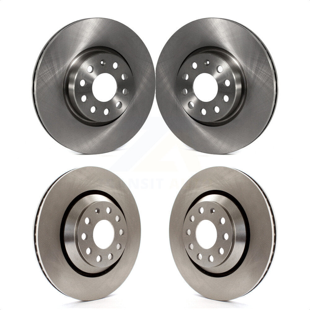 Front Rear Disc Brake Rotors Kit For Volkswagen CC Passat K8-101421