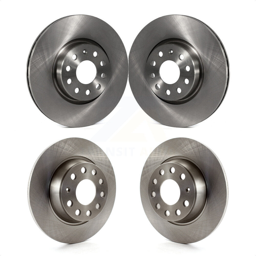 Front Rear Disc Brake Rotors Kit For Volkswagen Passat GTI Eos Audi A3 Quattro Golf K8-101422