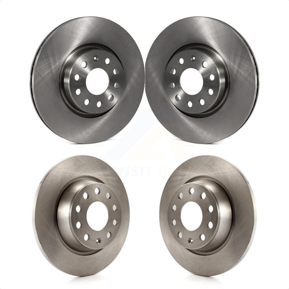 Front Rear Disc Brake Rotors Kit For Volkswagen Tiguan CC Passat GTI Audi Q3 Limited A3 Quattro K8-101423