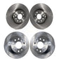 Front Rear Disc Brake Rotors Kit For Volkswagen Jetta Beetle K8-101425