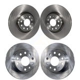 Front Rear Disc Brake Rotors Kit For Volkswagen Jetta Beetle K8-101425