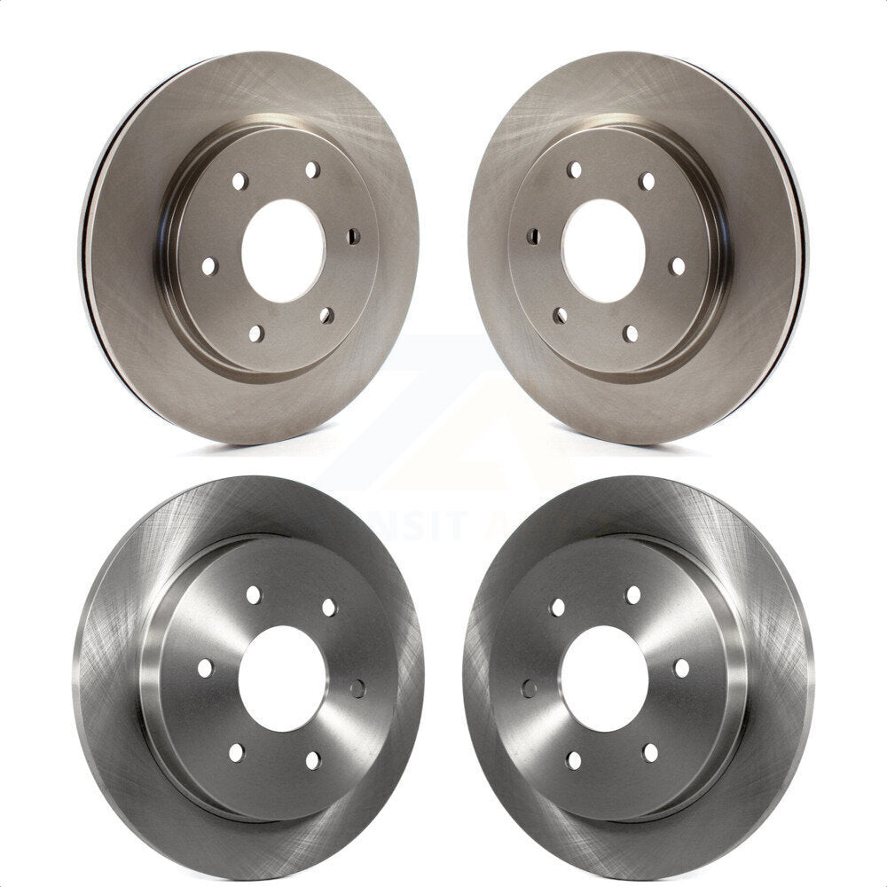 Front Rear Disc Brake Rotors Kit For Nissan TITAN Armada INFINITI QX56 K8-101433