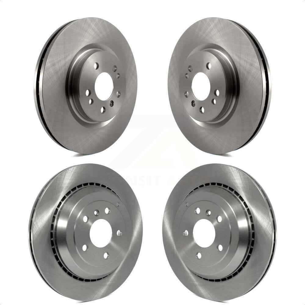 Front Rear Disc Brake Rotors Kit For Mercedes-Benz R350 ML500 R500 R320 With Vented Rotor K8-101436