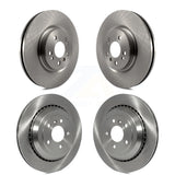 Front Rear Disc Brake Rotors Kit For Mercedes-Benz R350 ML500 R500 R320 With Vented Rotor K8-101436