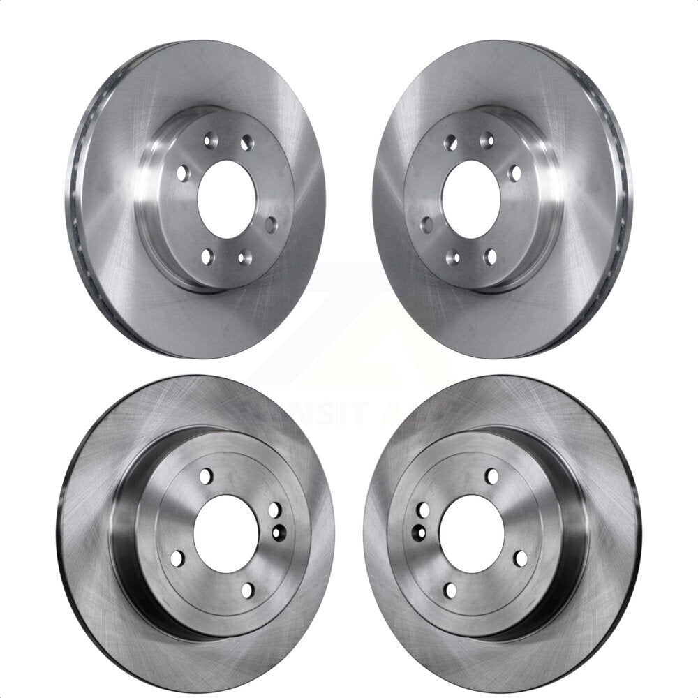 Front Rear Disc Brake Rotors Kit For 2011 Hyundai Accent K8-101439