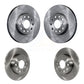 Front Rear Disc Brake Rotors Kit For 2006-2009 Volkswagen Rabbit K8-101442