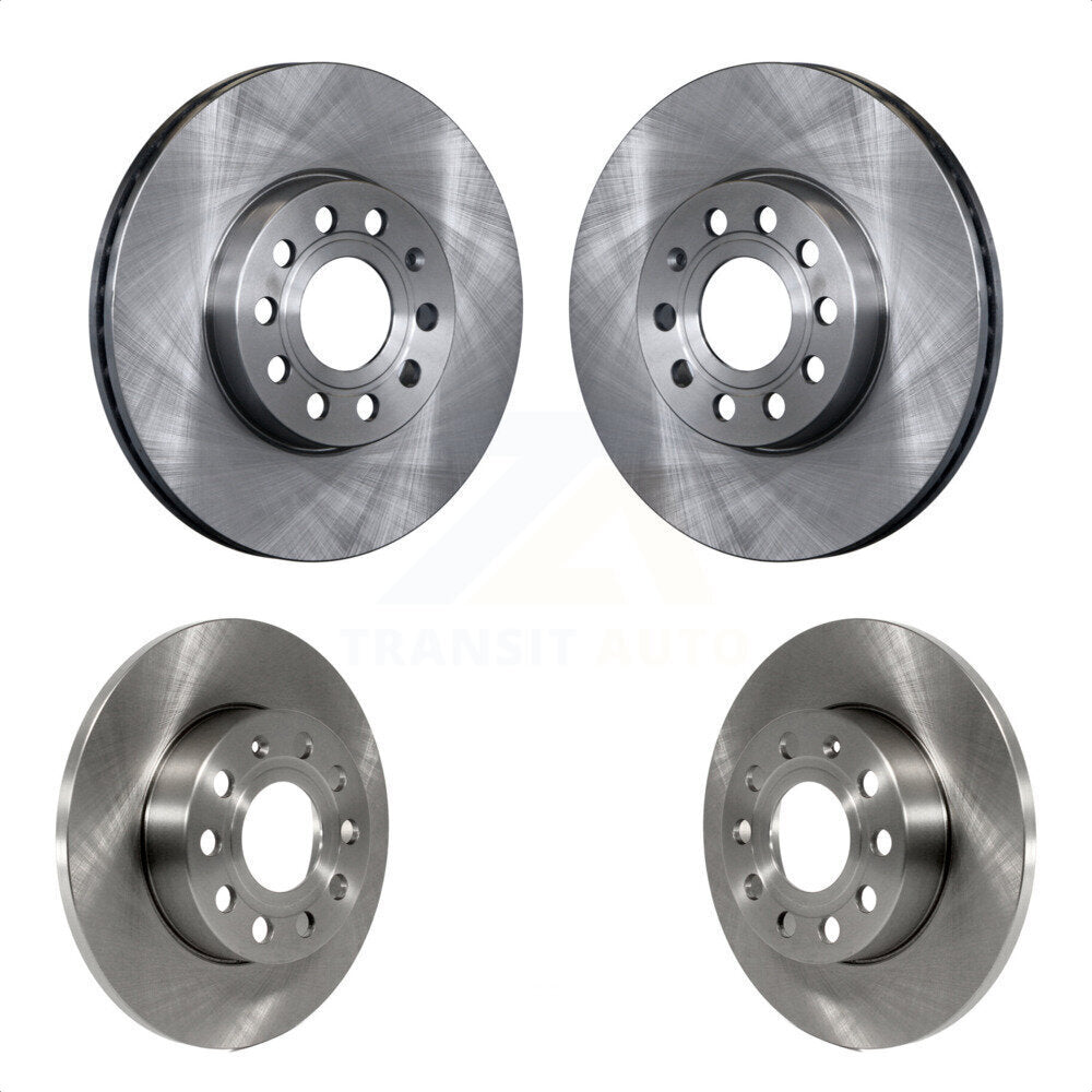 Front Rear Disc Brake Rotors Kit For 2006-2009 Volkswagen Rabbit K8-101442