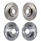 Front Rear Disc Brake Rotors Kit For Hyundai Sonata Kia Optima K8-101446