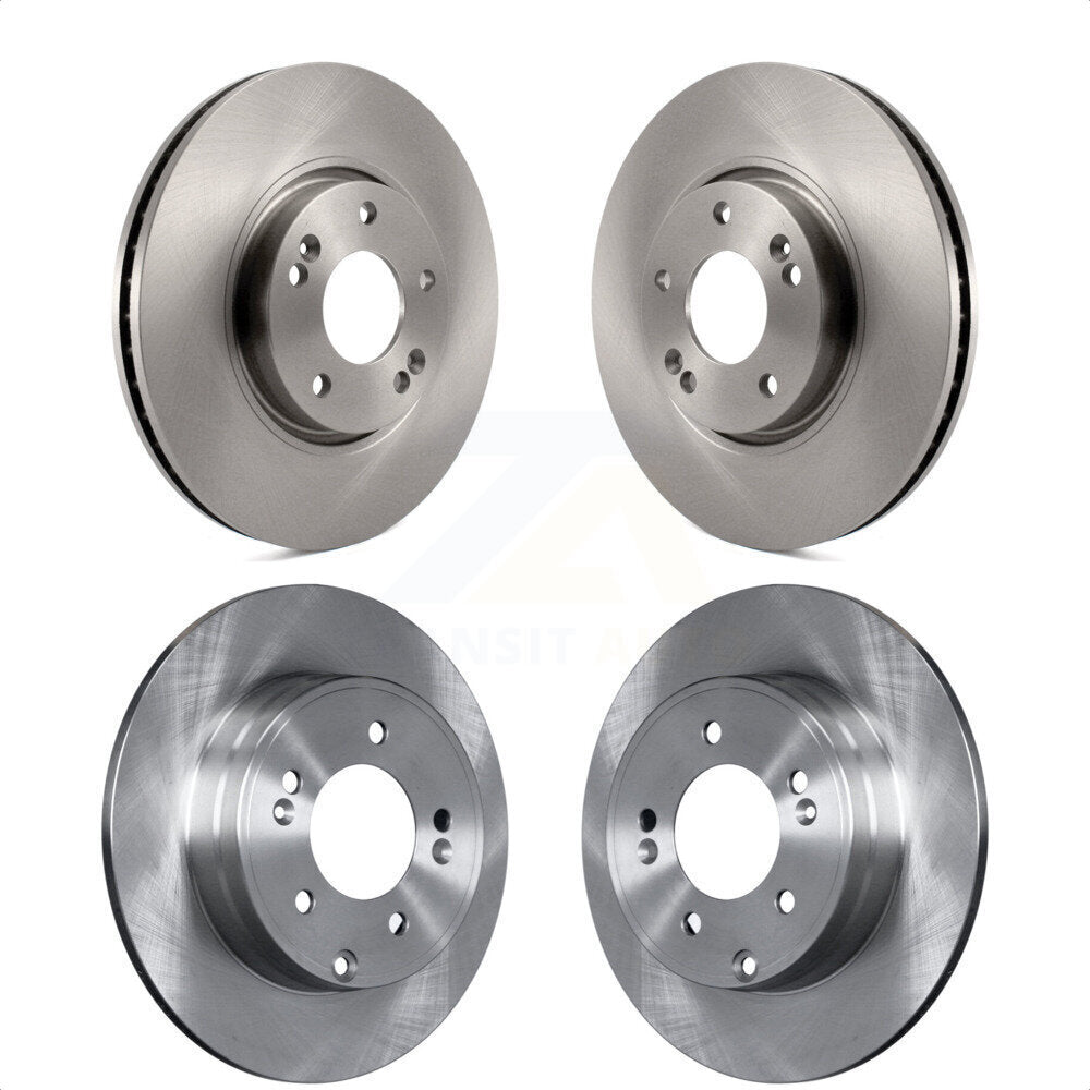 Front Rear Disc Brake Rotors Kit For Hyundai Sonata Kia Optima K8-101446