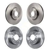 Front Rear Disc Brake Rotors Kit For Hyundai Sonata Kia Optima K8-101446