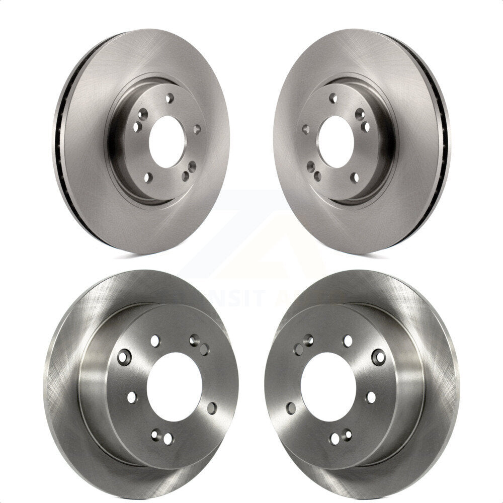 Front Rear Disc Brake Rotors Kit For Kia Forte Koup Forte5 K8-101447