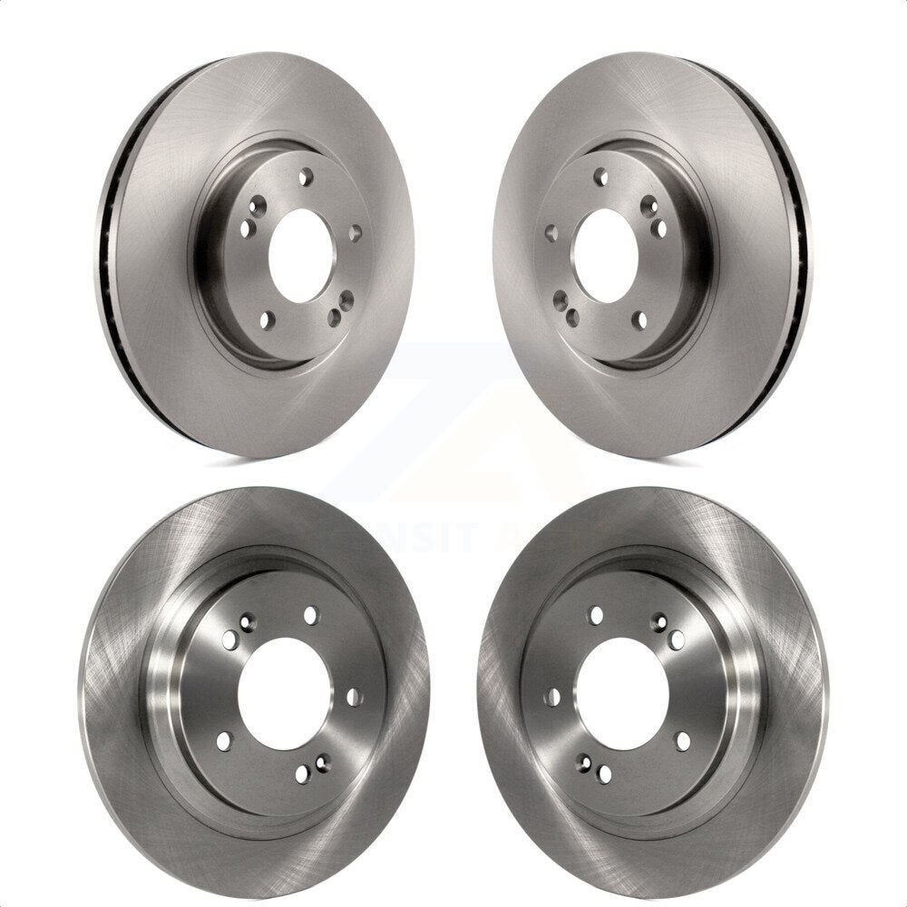 Front Rear Disc Brake Rotors Kit For Kia Optima Hyundai Sonata Soul EV K8-101450