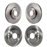 Front Rear Disc Brake Rotors Kit For Kia Optima Hyundai Sonata Soul EV K8-101450