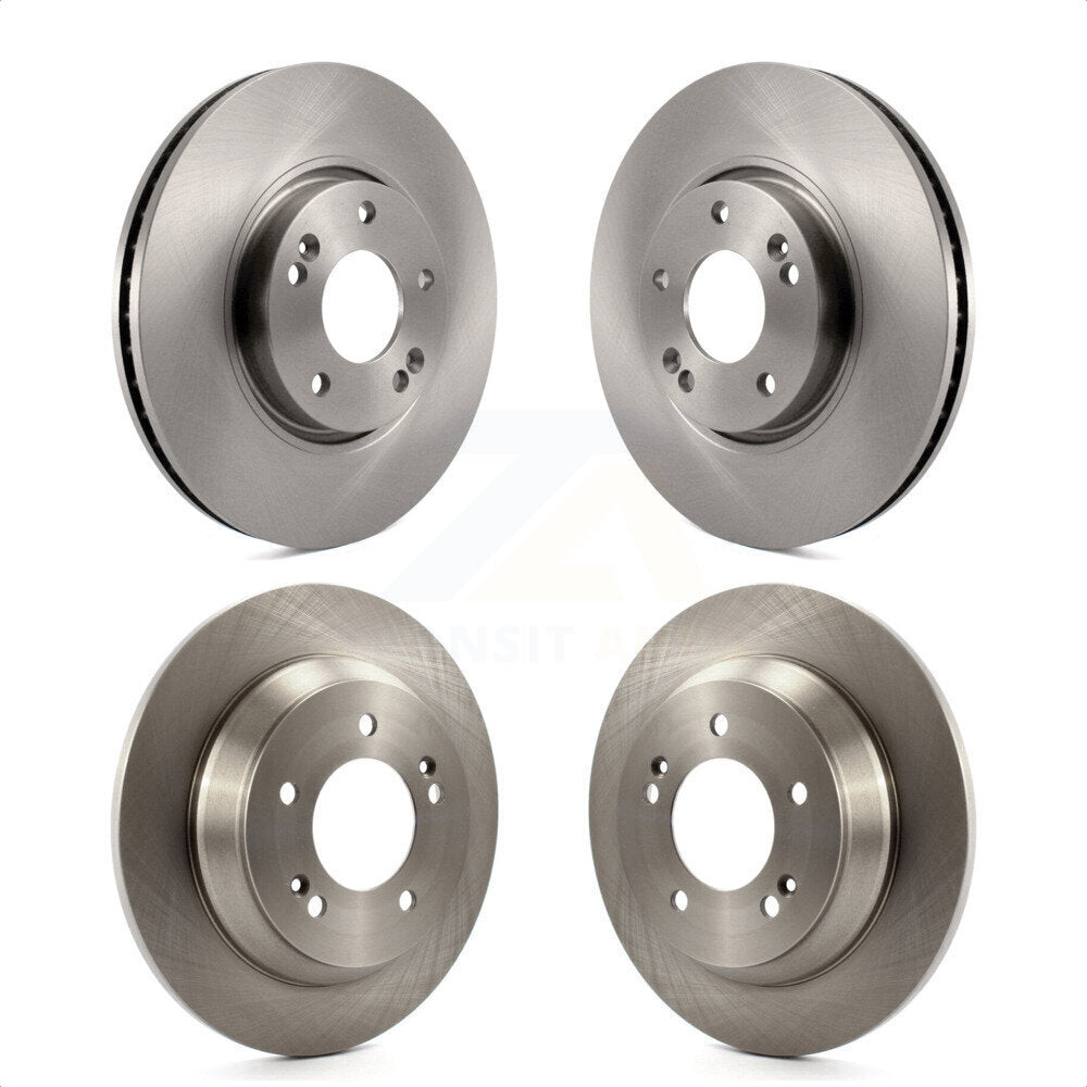 Front Rear Disc Brake Rotors Kit For 2014-2017 Kia Rondo K8-101451