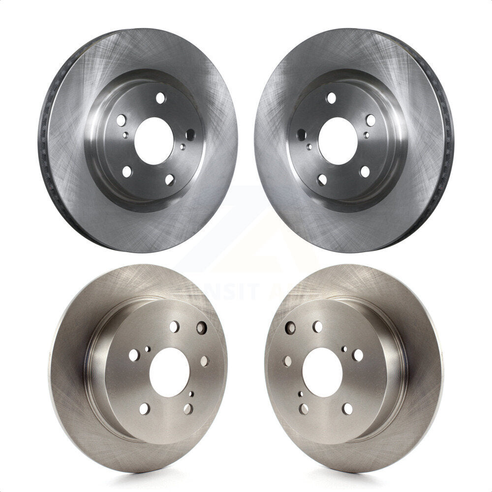 Front Rear Disc Brake Rotors Kit For Toyota Matrix Pontiac Vibe K8-101453