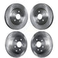 Front Rear Disc Brake Rotors Kit For Toyota RAV4 K8-101455