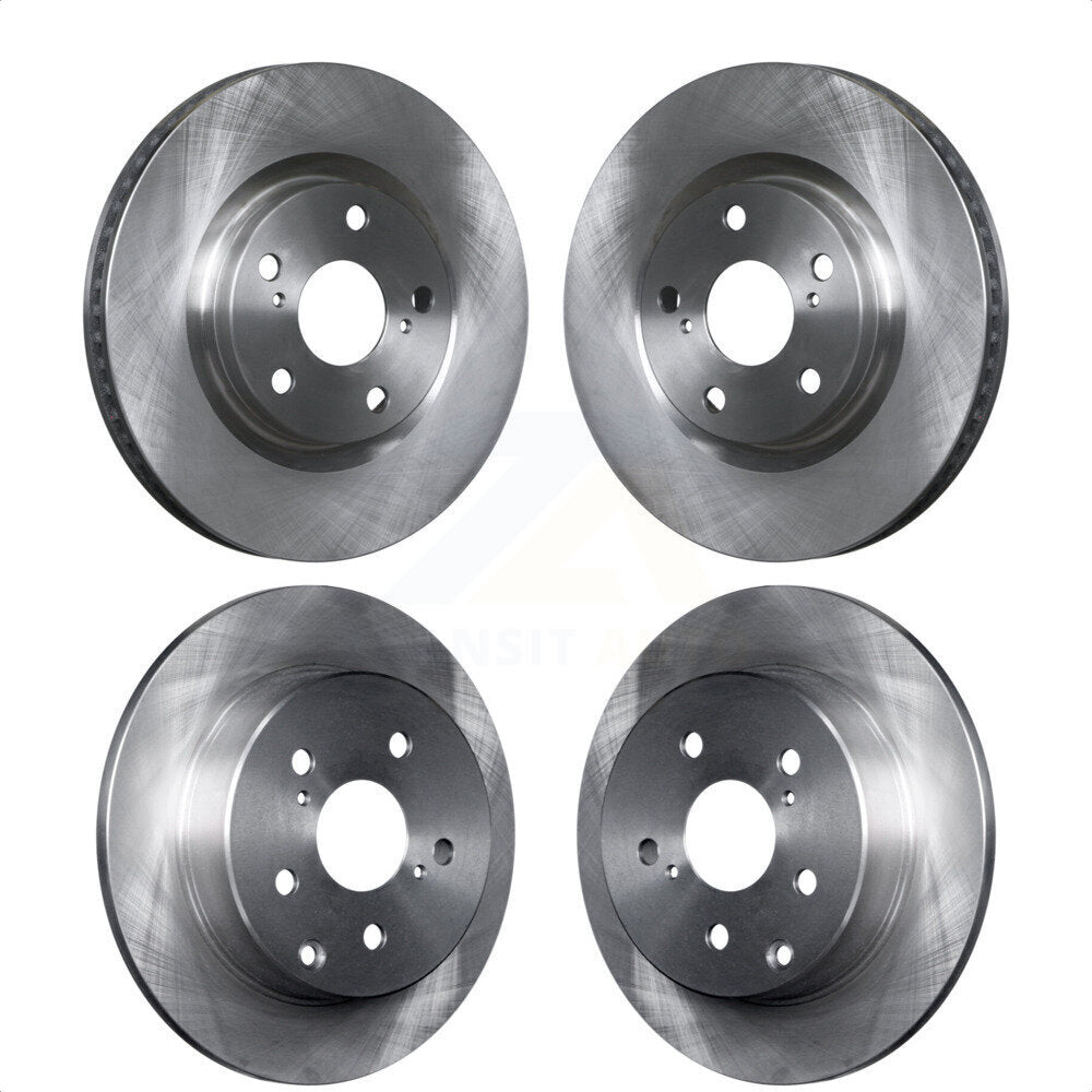 Front Rear Disc Brake Rotors Kit For Toyota RAV4 K8-101455