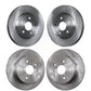 Front Rear Disc Brake Rotors Kit For Toyota Camry Lexus ES350 Avalon ES300h K8-101458