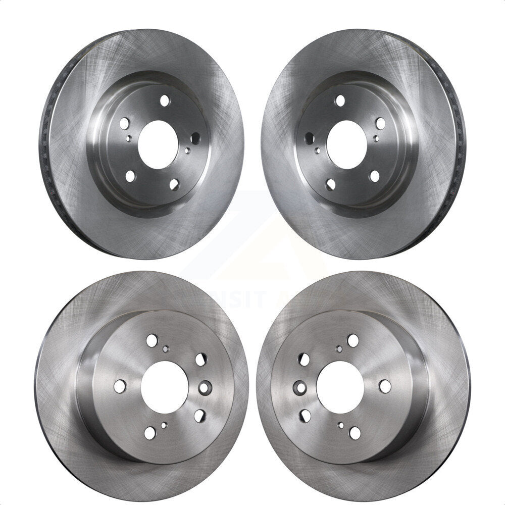 Front Rear Disc Brake Rotors Kit For Toyota Camry Lexus ES350 Avalon ES300h K8-101458