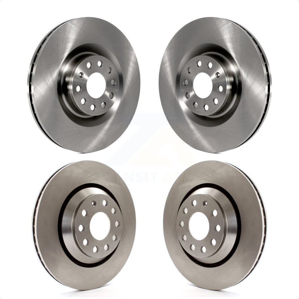 Front Rear Disc Brake Rotors Kit For Volkswagen Passat CC Golf R R32 K8-101459