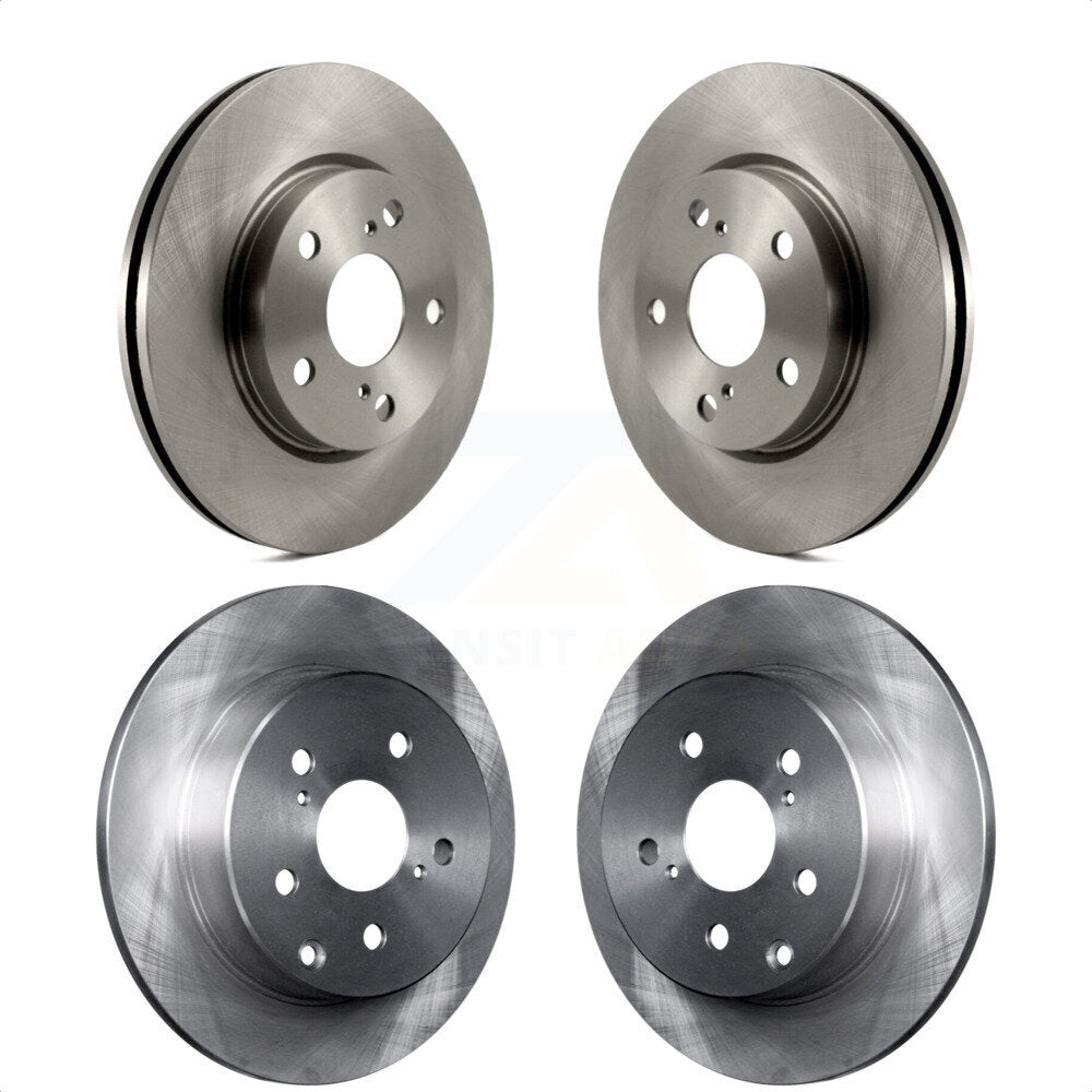 Front Rear Disc Brake Rotors Kit For Toyota RAV4 Lexus HS250h K8-101464